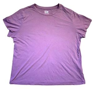 Purple t-shirt that is perfect for staying in or going out
